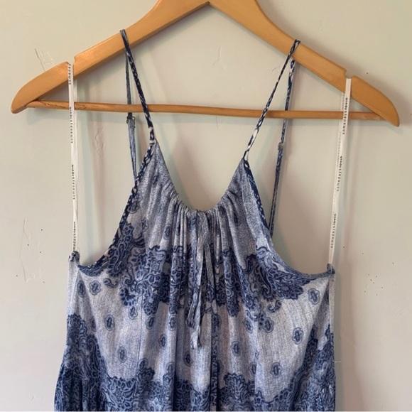 Revolve Somedays Lovin Open Eyes Tiered Maxi Dress Size Large NWOT - Picture 9 of 16